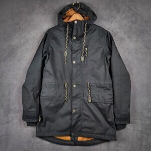 Burton Prowess Insulated‎ Snow Jacket Womens Medium Black Dryride Parka Ski Coat